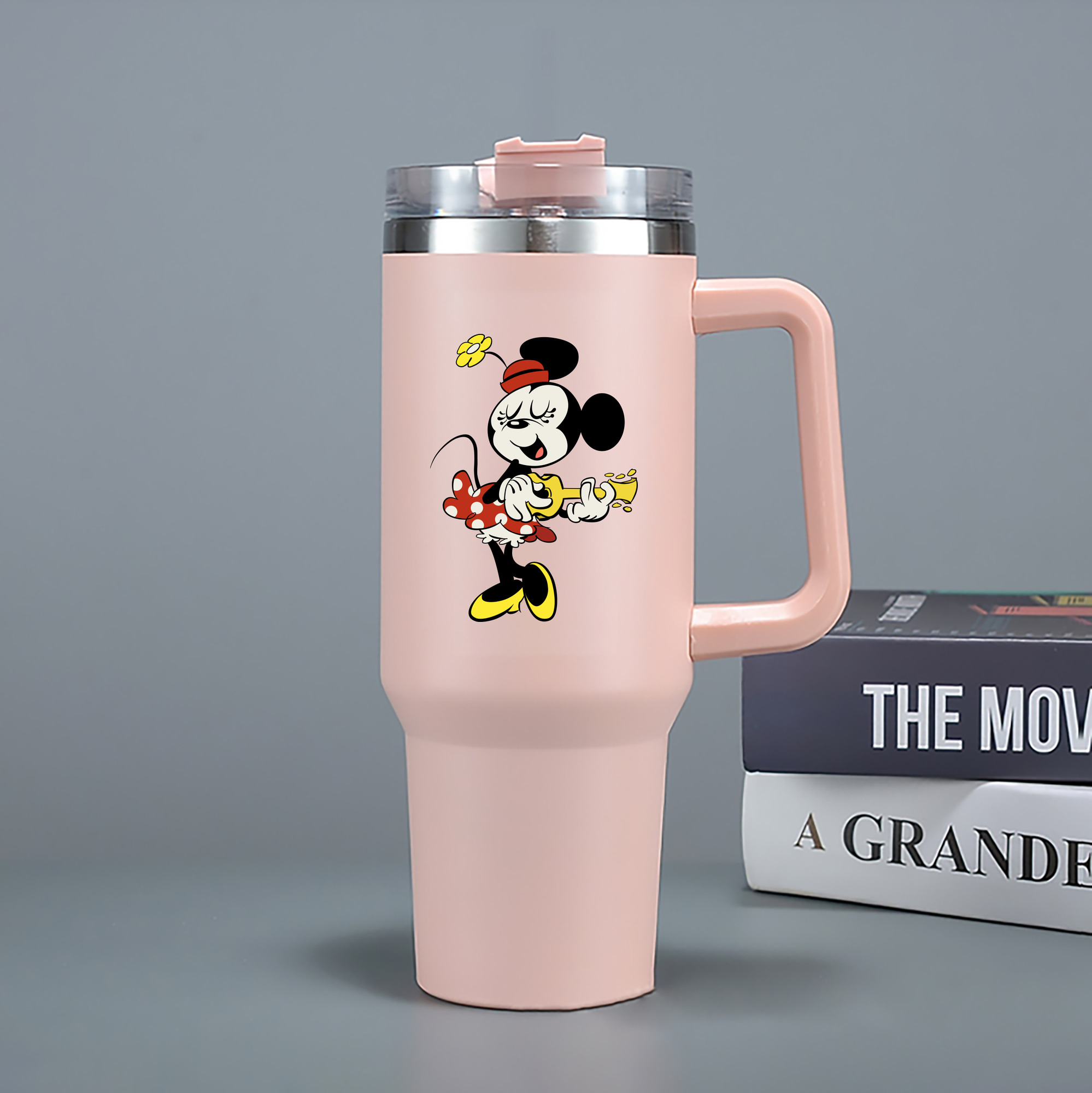 （画像用） ミッキーマウス Mickey Mouse 1200mL車用タンブラー（カラープリント）